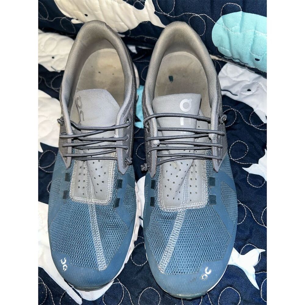 On Cloud 5 Women's Running Shoes Blue and Gray Size 10 Lightweight Sneakers - Picture 3 of 10